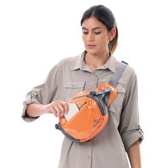 Cangurera Deportiva resistente al agua Macuira Naranja