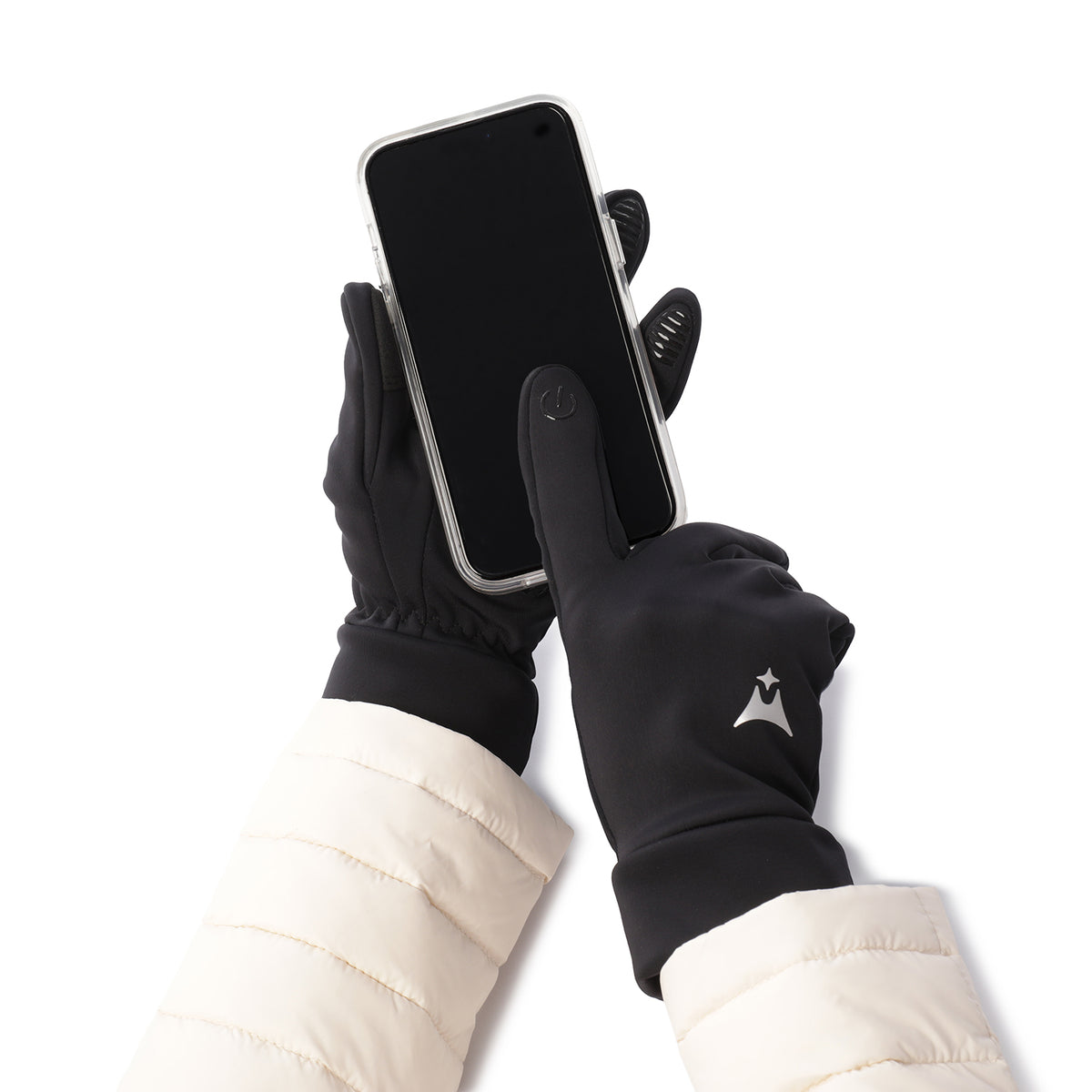 Guantes Antideslizantes para Mujer Tomine Negros