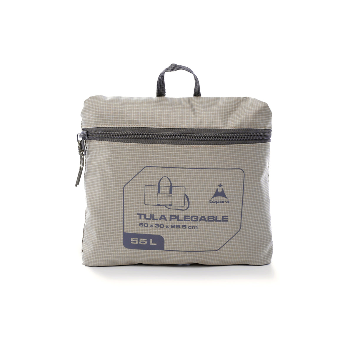 Maletín plegable beige