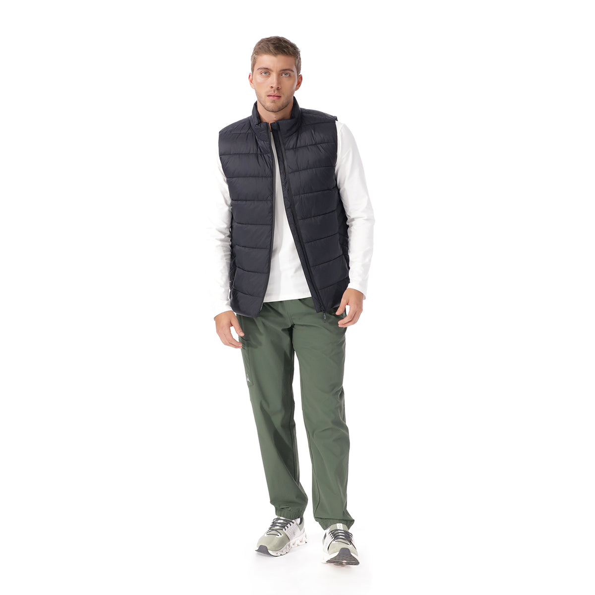 Chaleco Acolchado Térmico para Hombre Manzanares Negro