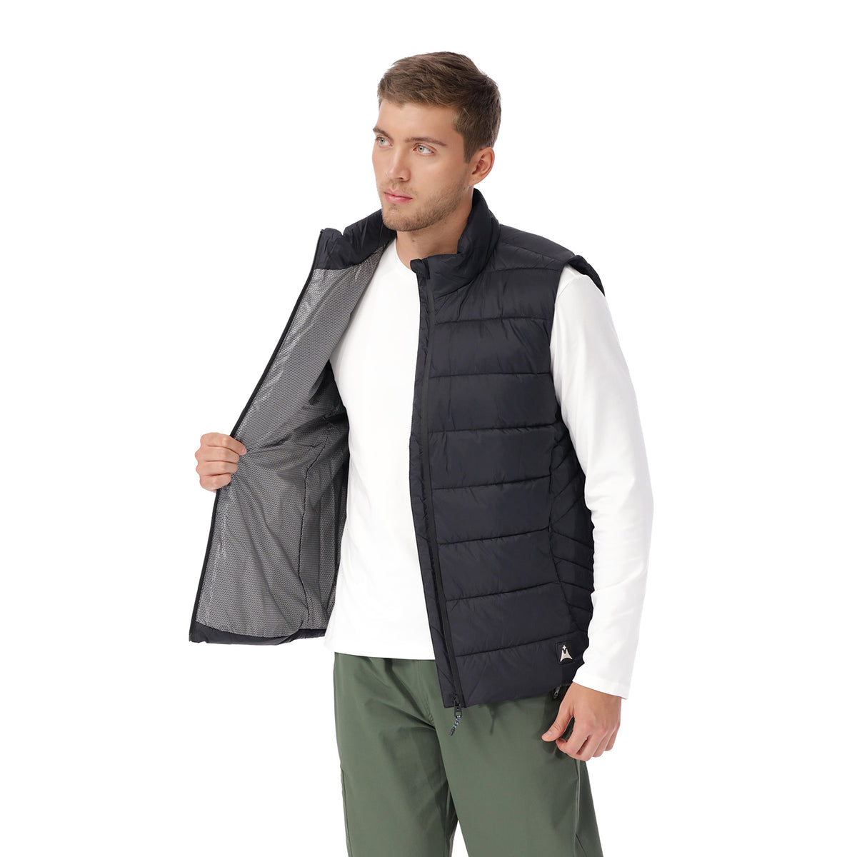 Chaleco Acolchado Térmico para Hombre Manzanares Negro
