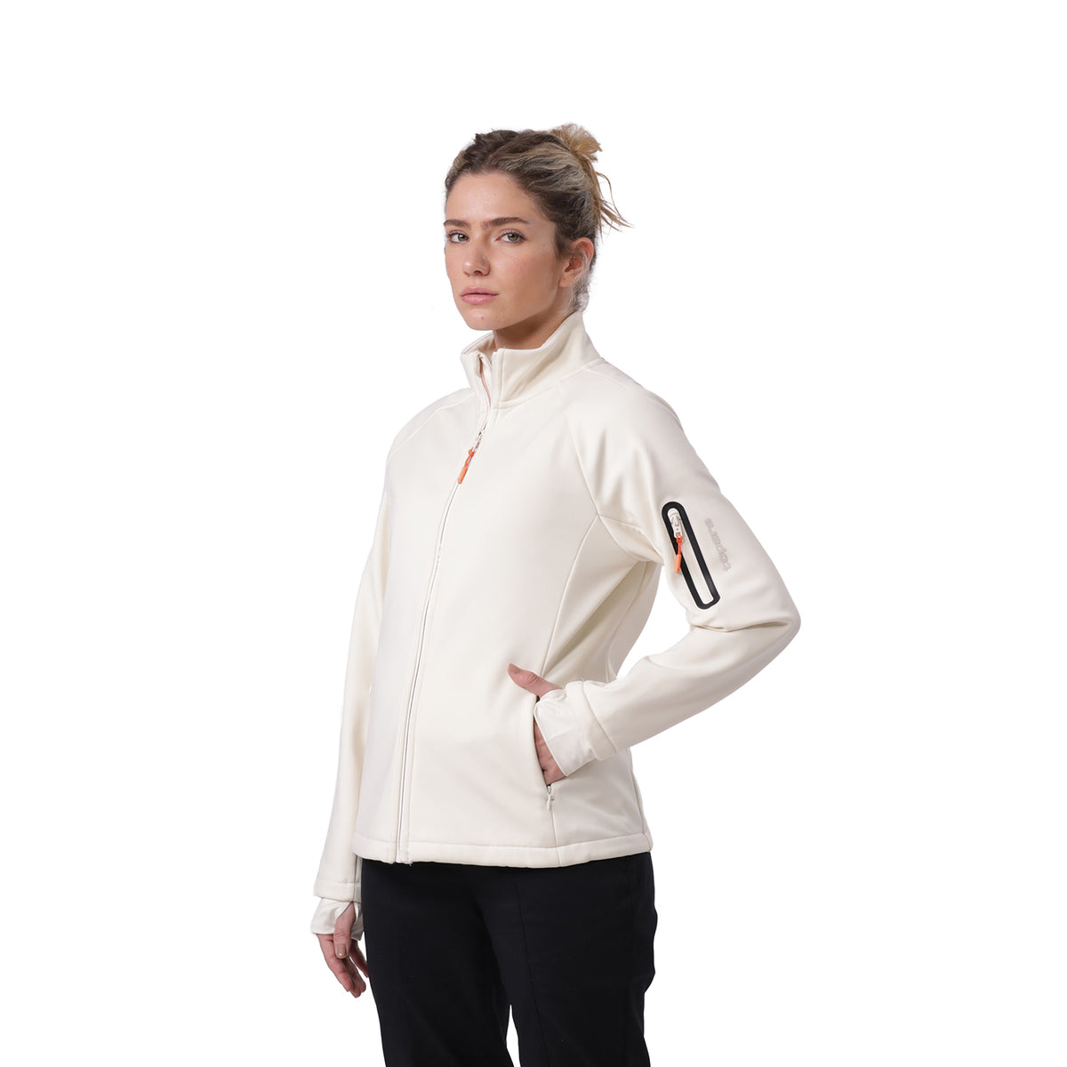 Chumpa Térmica para Mujer Glaciares Blanca