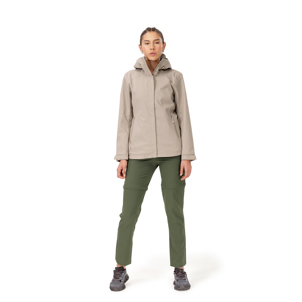 Chumpa Impermeable Mujer Monteverde Beige