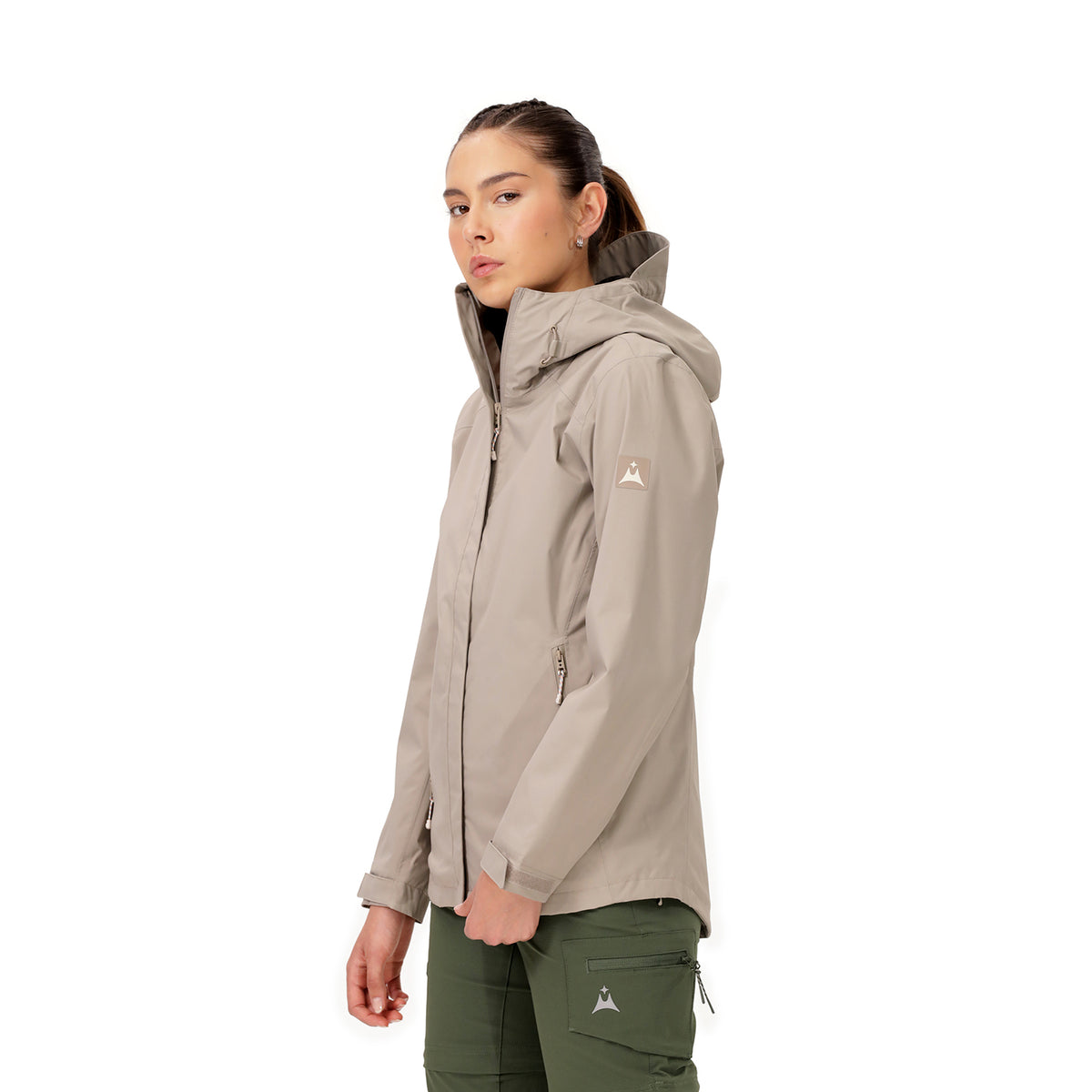 Chumpa Impermeable Mujer Monteverde Beige