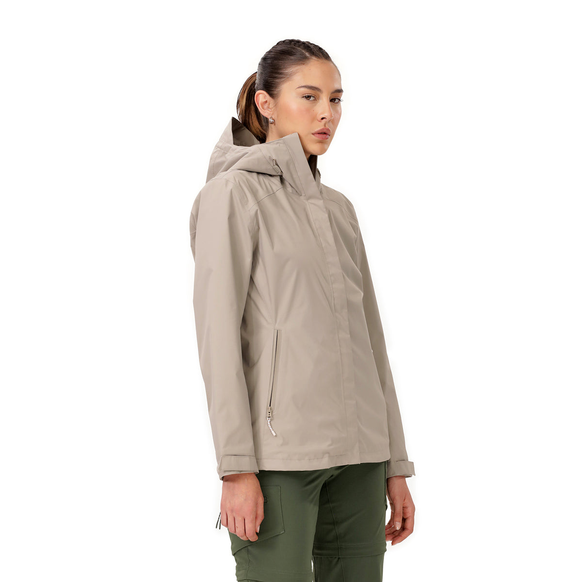 Chumpa Impermeable Mujer Monteverde Beige
