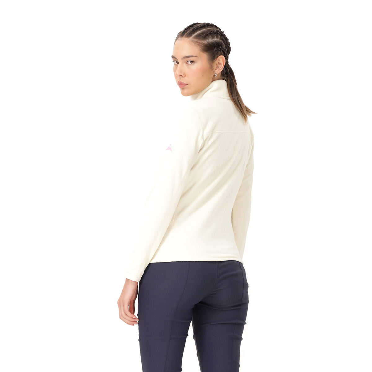 Suéter Polar Abierto para Mujer Pucón Beige