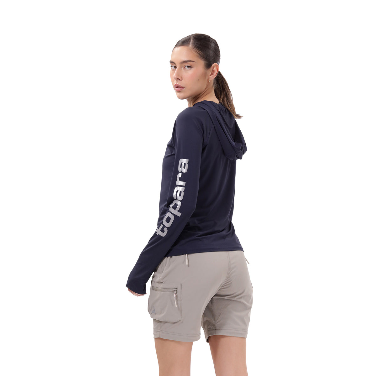 Camiseta Deportiva Manga Larga para Mujer Palenque Azul