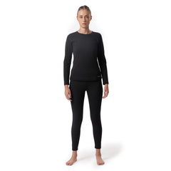 Camiseta Térmica Deportiva Manga Larga Mujer Lajas Negra