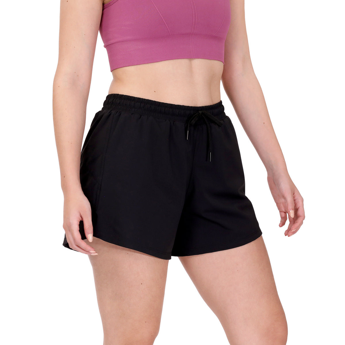 Short Pantaloneta Mujer Deportivo Rio Celeste Negro