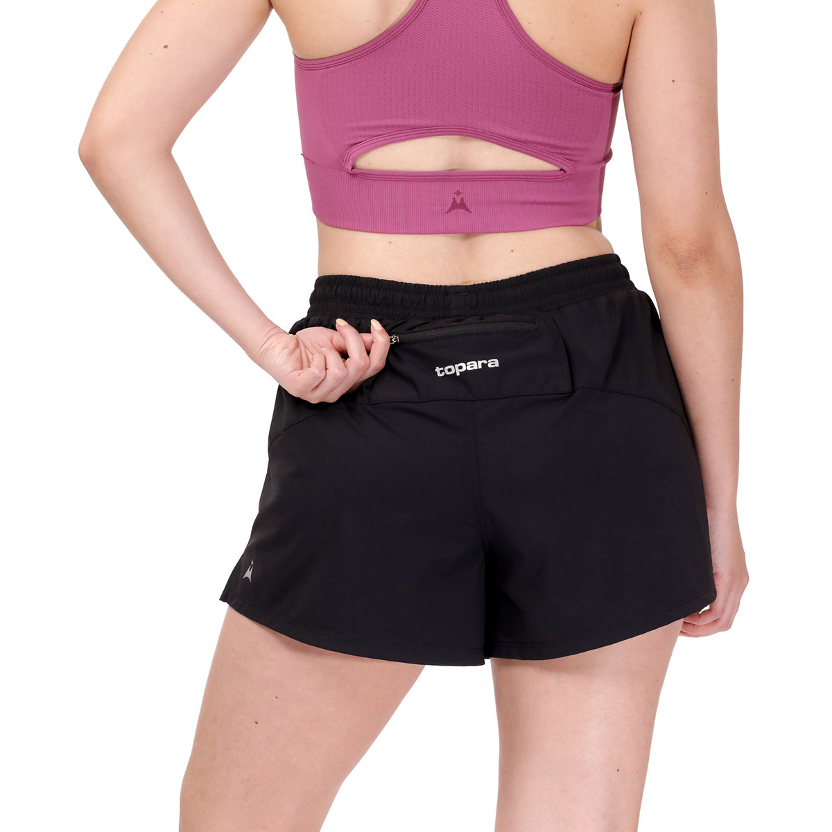 Short Pantaloneta Mujer Deportivo Rio Celeste Negro