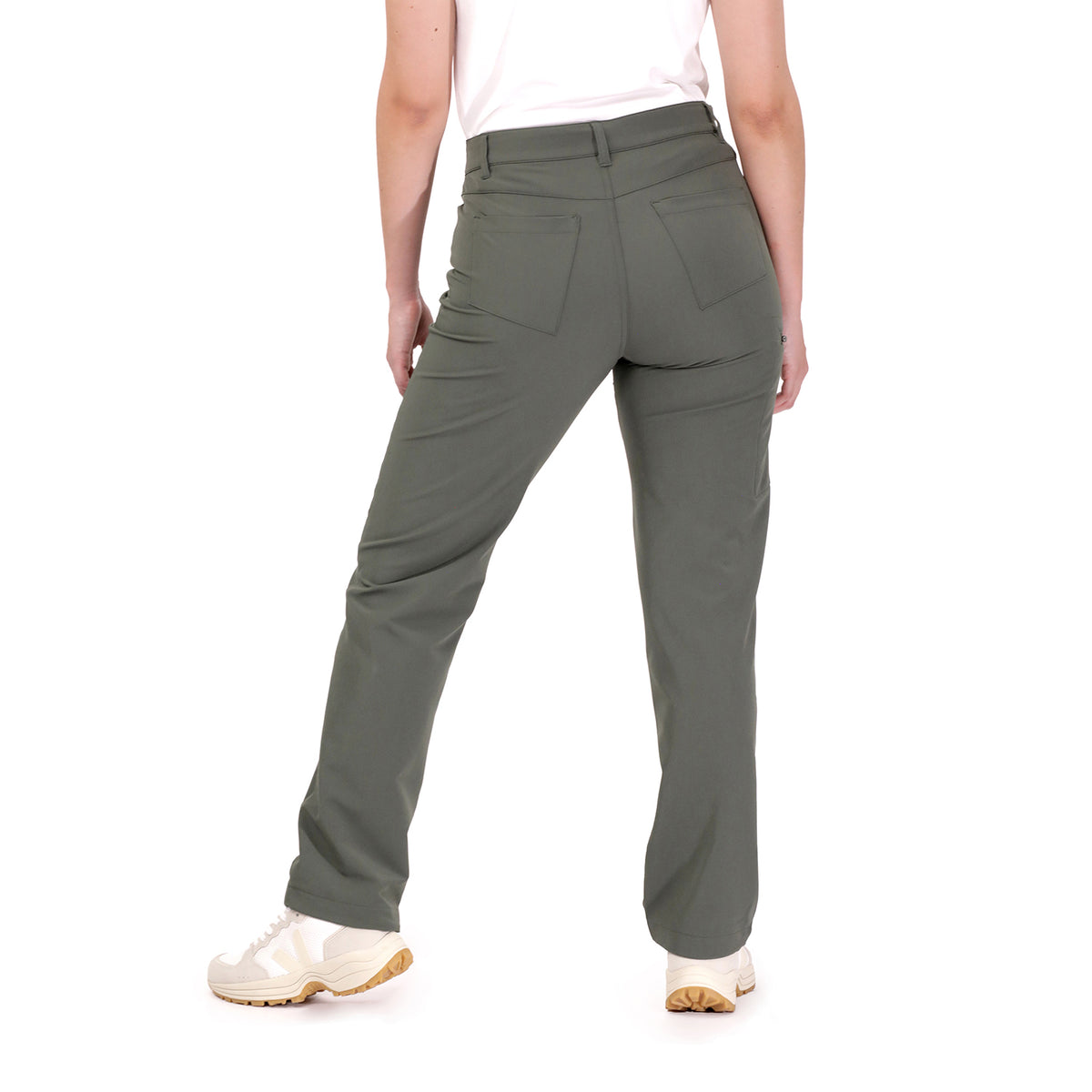 Pantalón Chino Casual Outdoor Mujer Calafate Verde