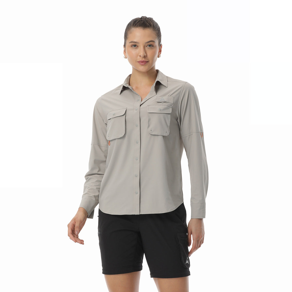 Camisa Para Pesca Mujer Amazonas Beige Protección UV