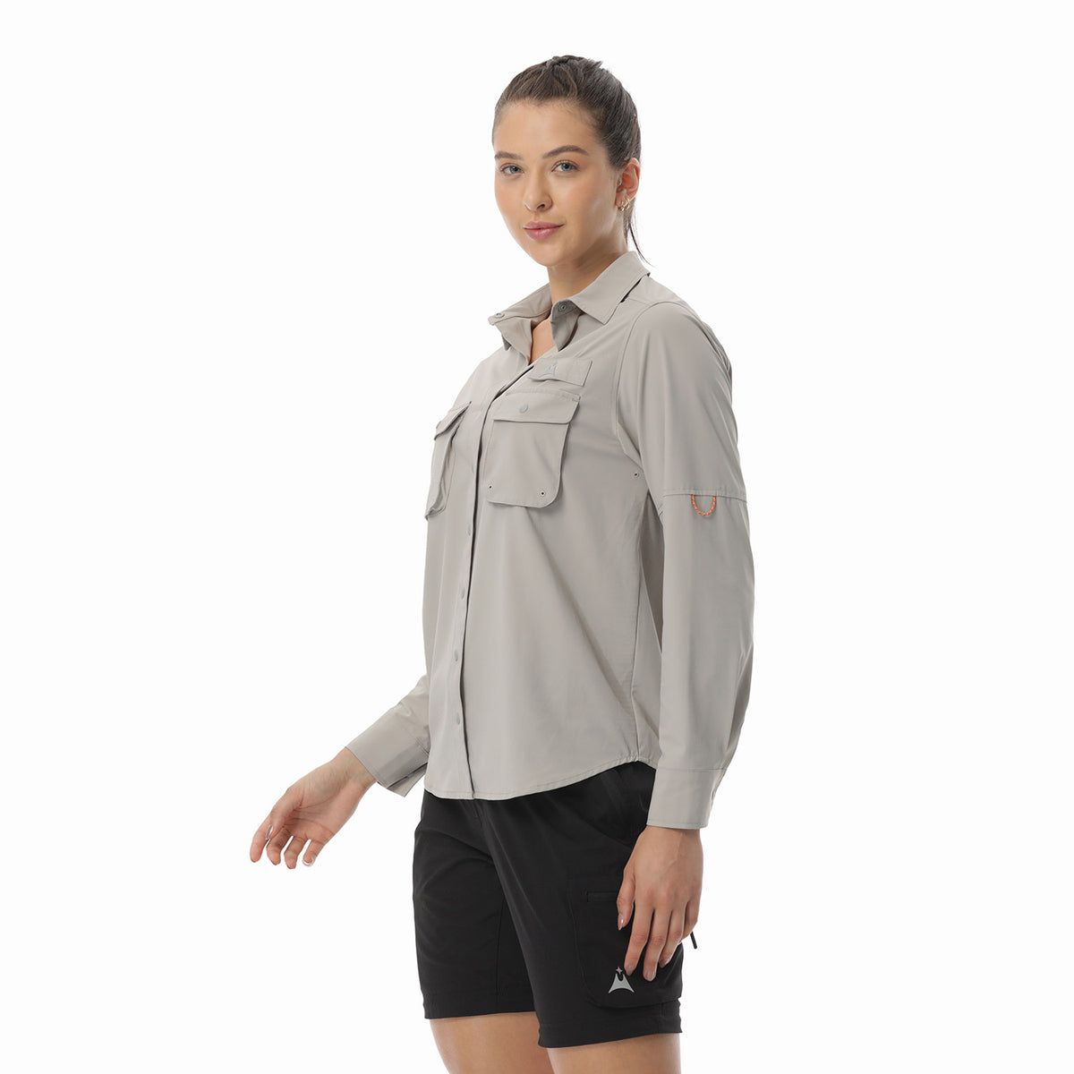 Camisa Para Pesca Mujer Amazonas Beige Protección UV