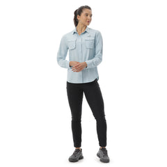 Camisa Para Pesca Mujer Amazonas Azul Protección UV