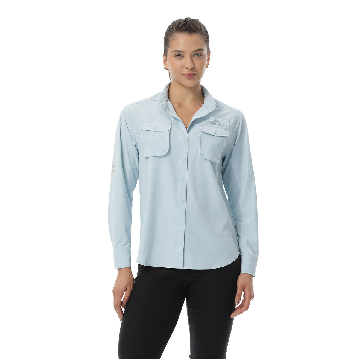 Camisa Para Pesca Mujer Amazonas Azul Protección UV