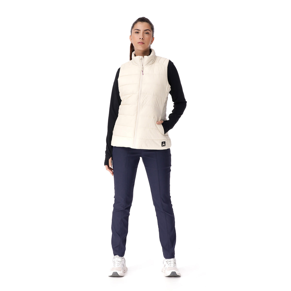 Chaleco Acolchado para Mujer Aránzazu Blanco