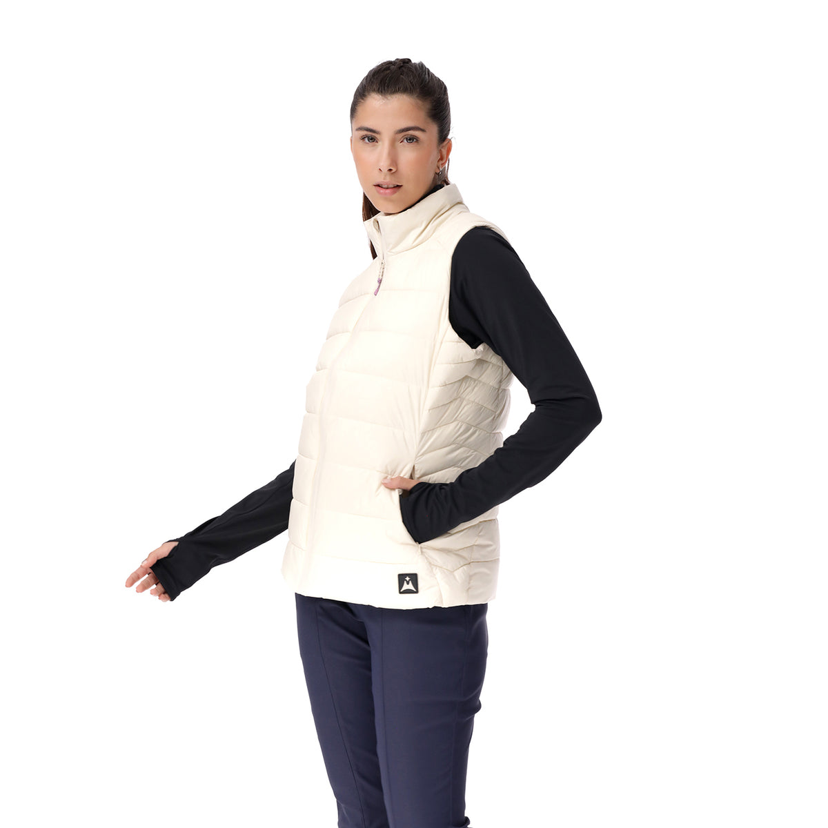 Chaleco Acolchado para Mujer Aránzazu Blanco