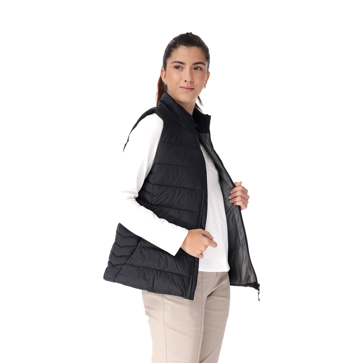 Bolsillos seguros con cremallera invisible