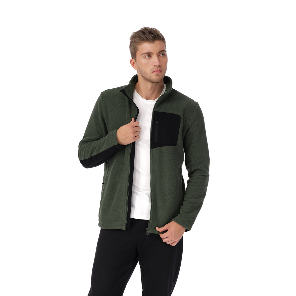 Suéter Térmico Abierto para Hombre Nariño Verde