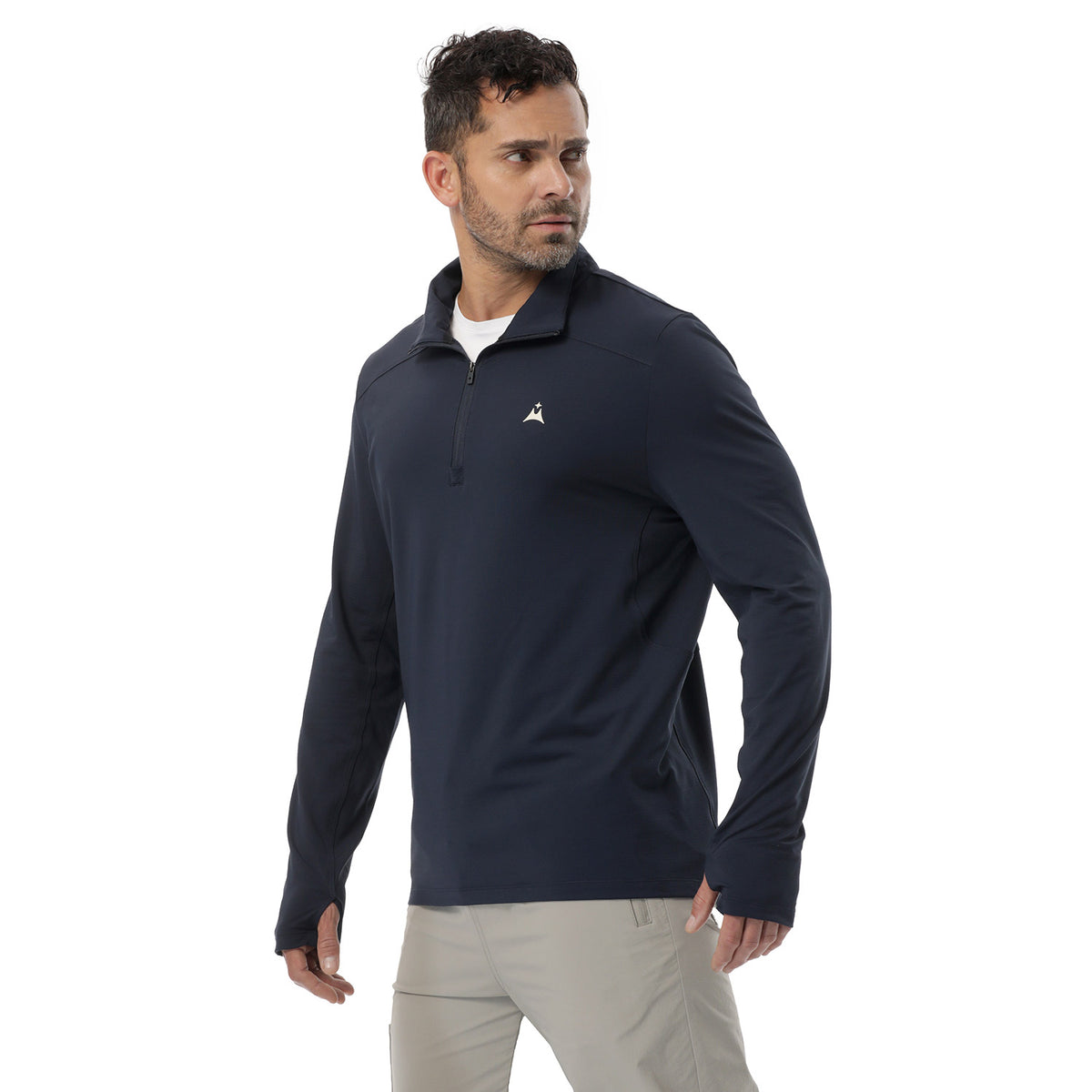 Suéter Liviano Cerrado Hombre Nus Azul Claro