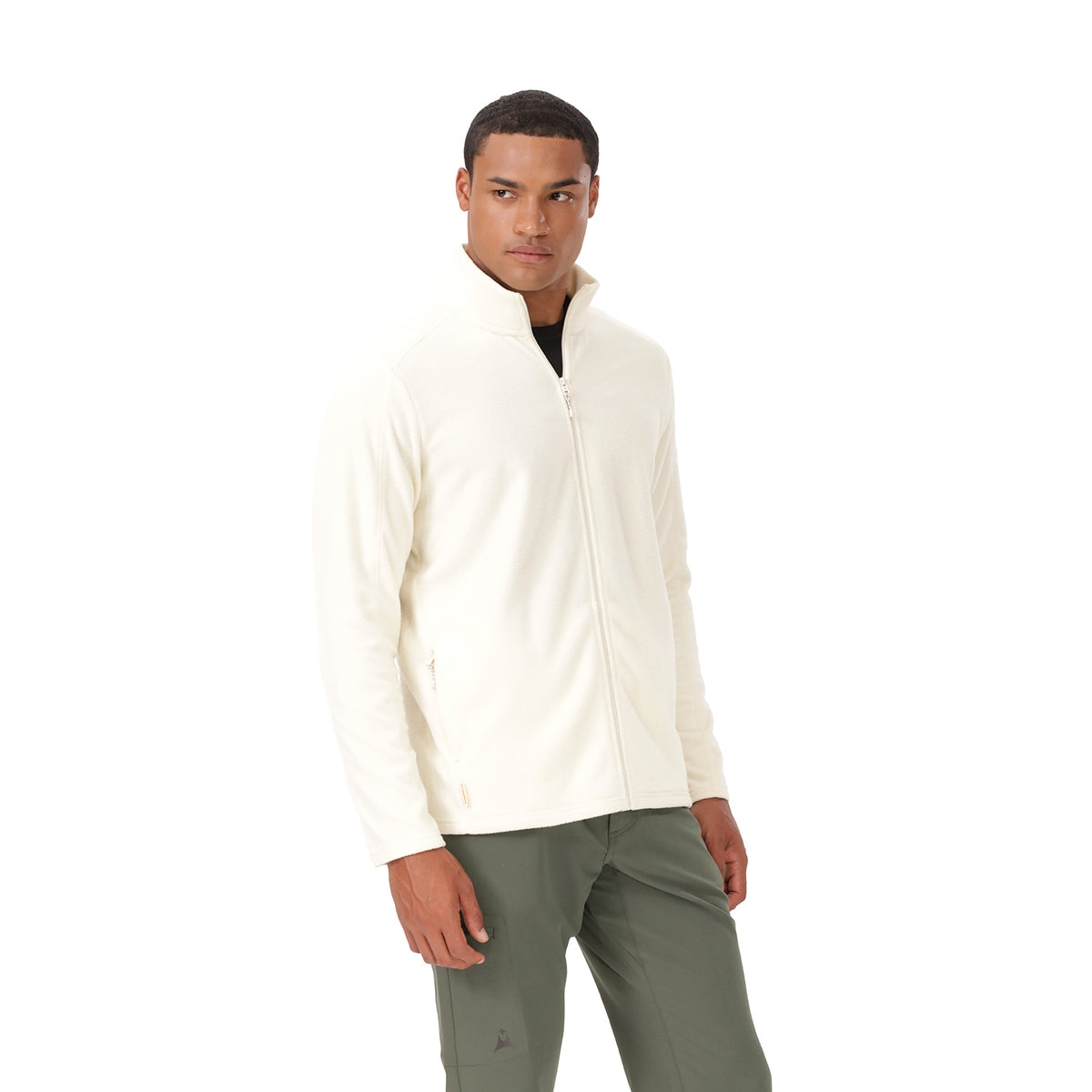 Suéter Polar Abierto para Hombre Pucón Beige