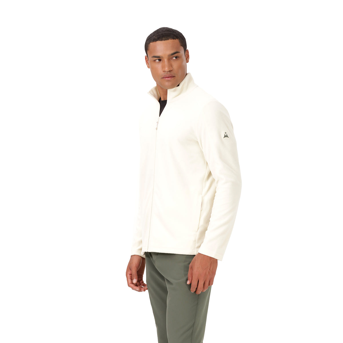 Suéter Polar Abierto para Hombre Pucón Beige
