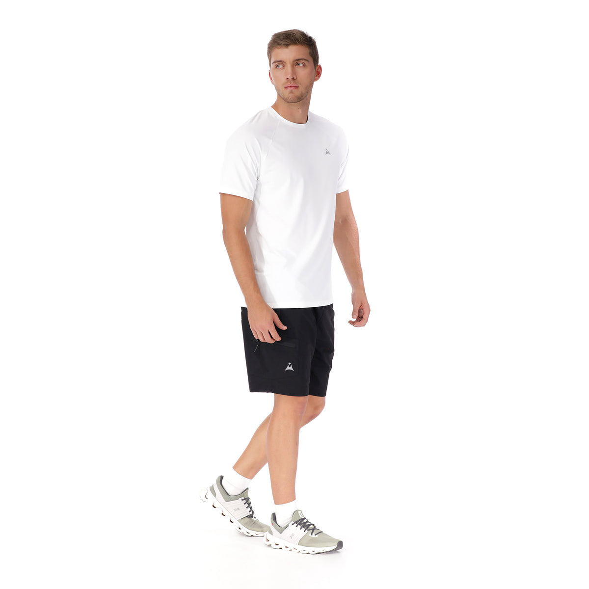 Camiseta Deportiva Manga Corta para Hombre Guamal Blanca