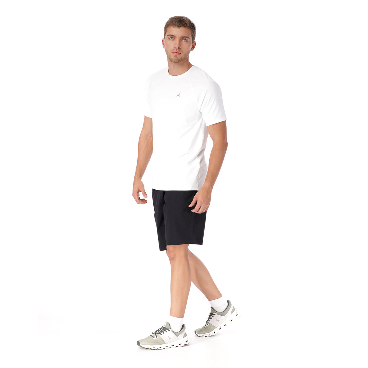 Camiseta Deportiva Manga Corta para Hombre Guamal Blanca