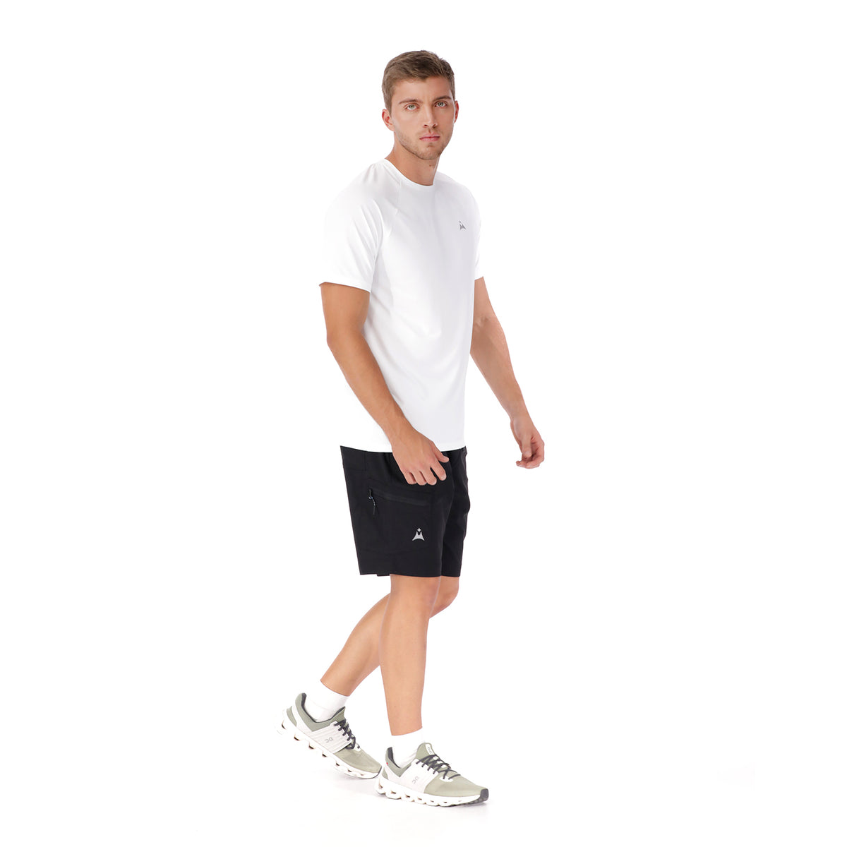 Camiseta Deportiva Manga Corta para Hombre Guamal Blanca