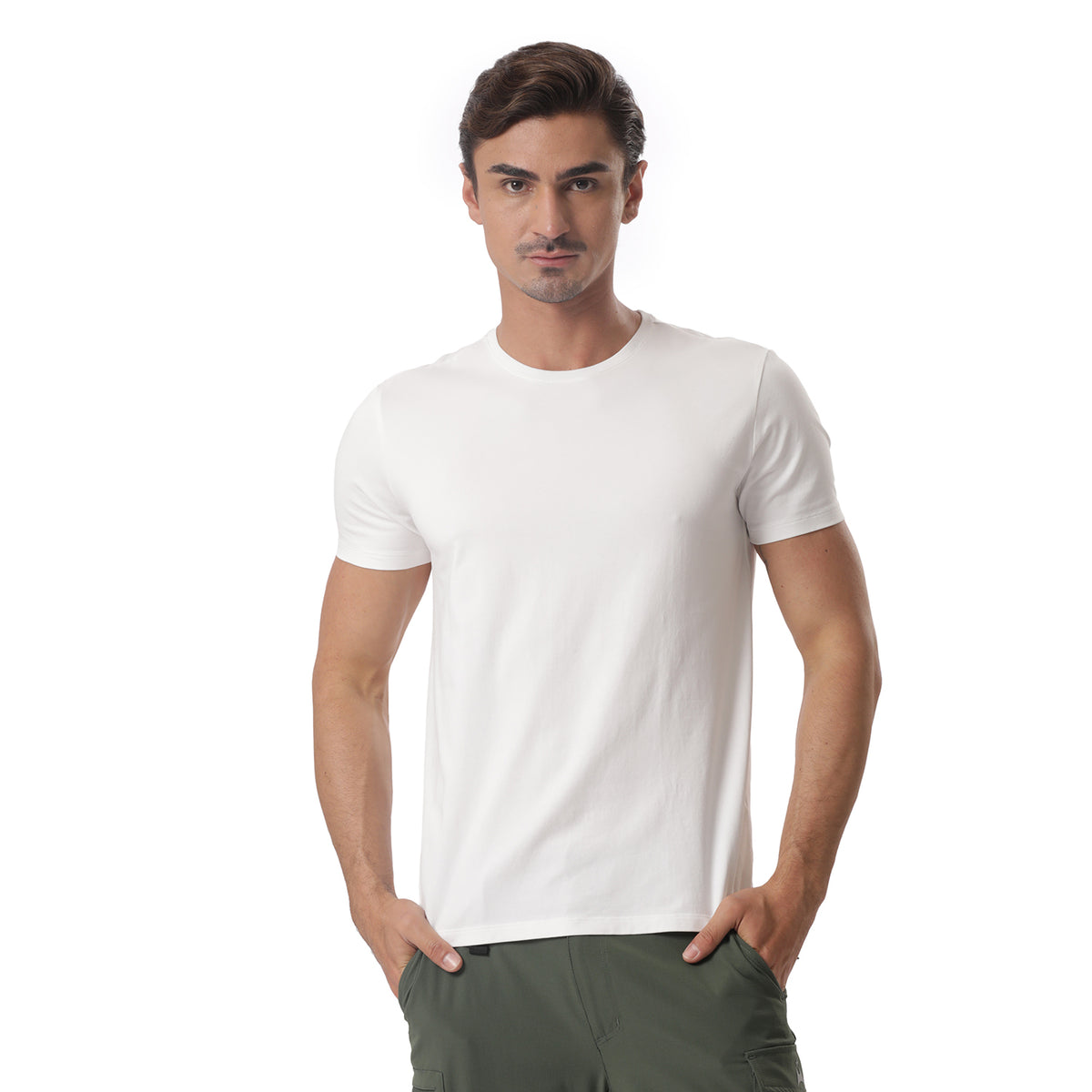 Camiseta básica Hombre Guajira Blanca