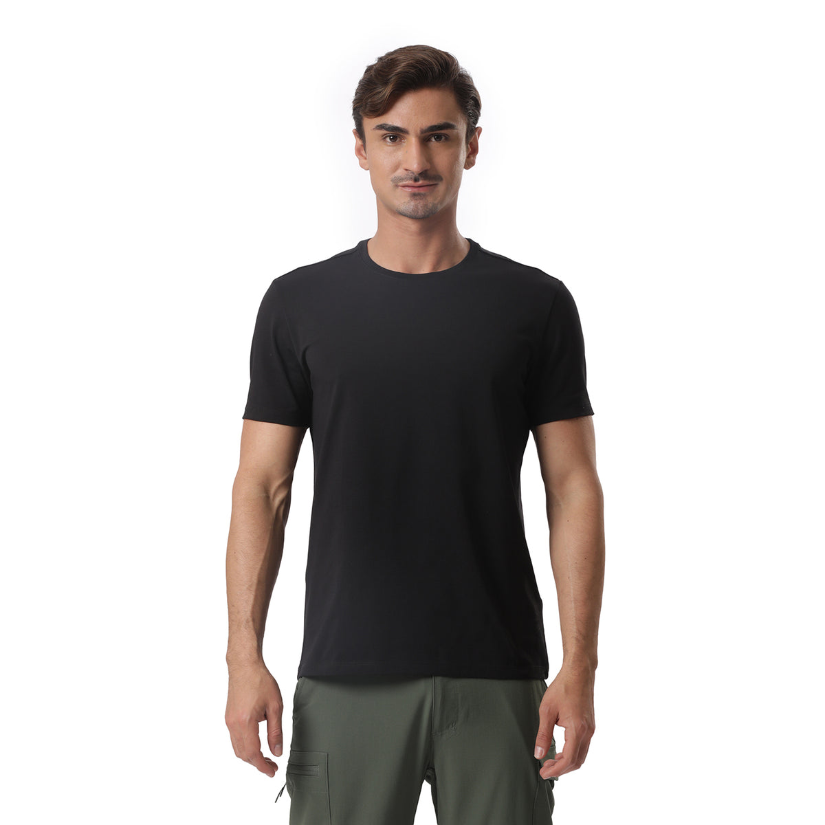 Camiseta básica Hombre Guajira Negra