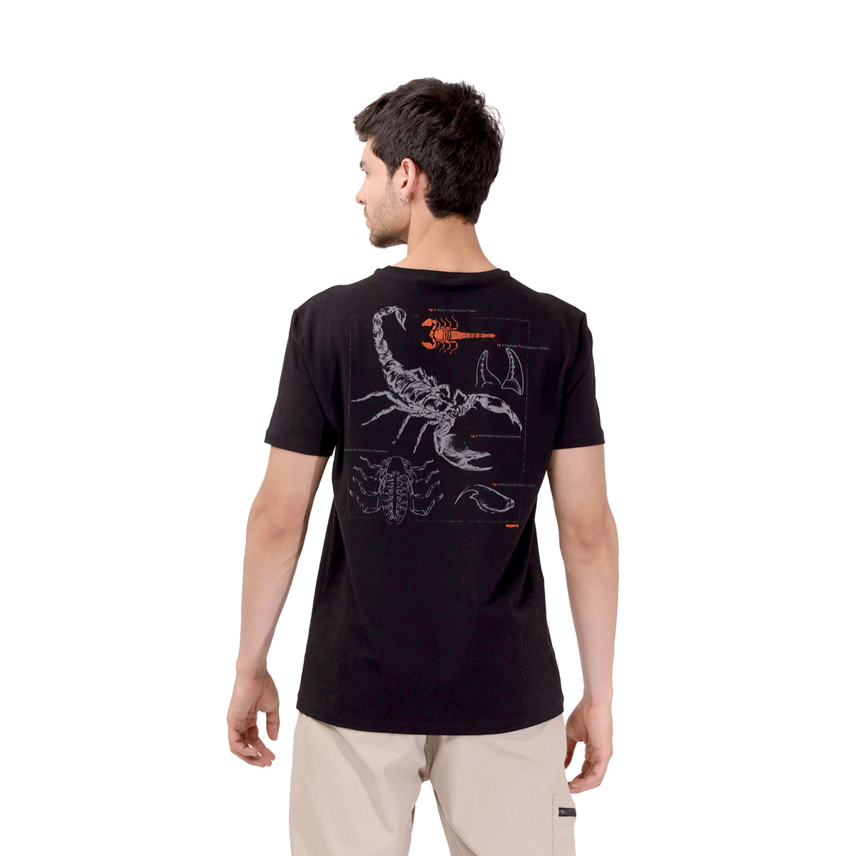 Camiseta Básica Hombre Mavecure Negra