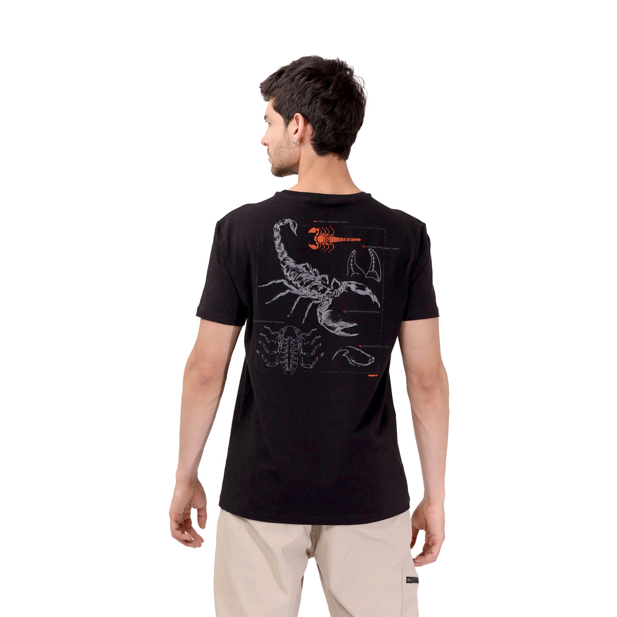 Camiseta Básica Hombre Mavecure Negra