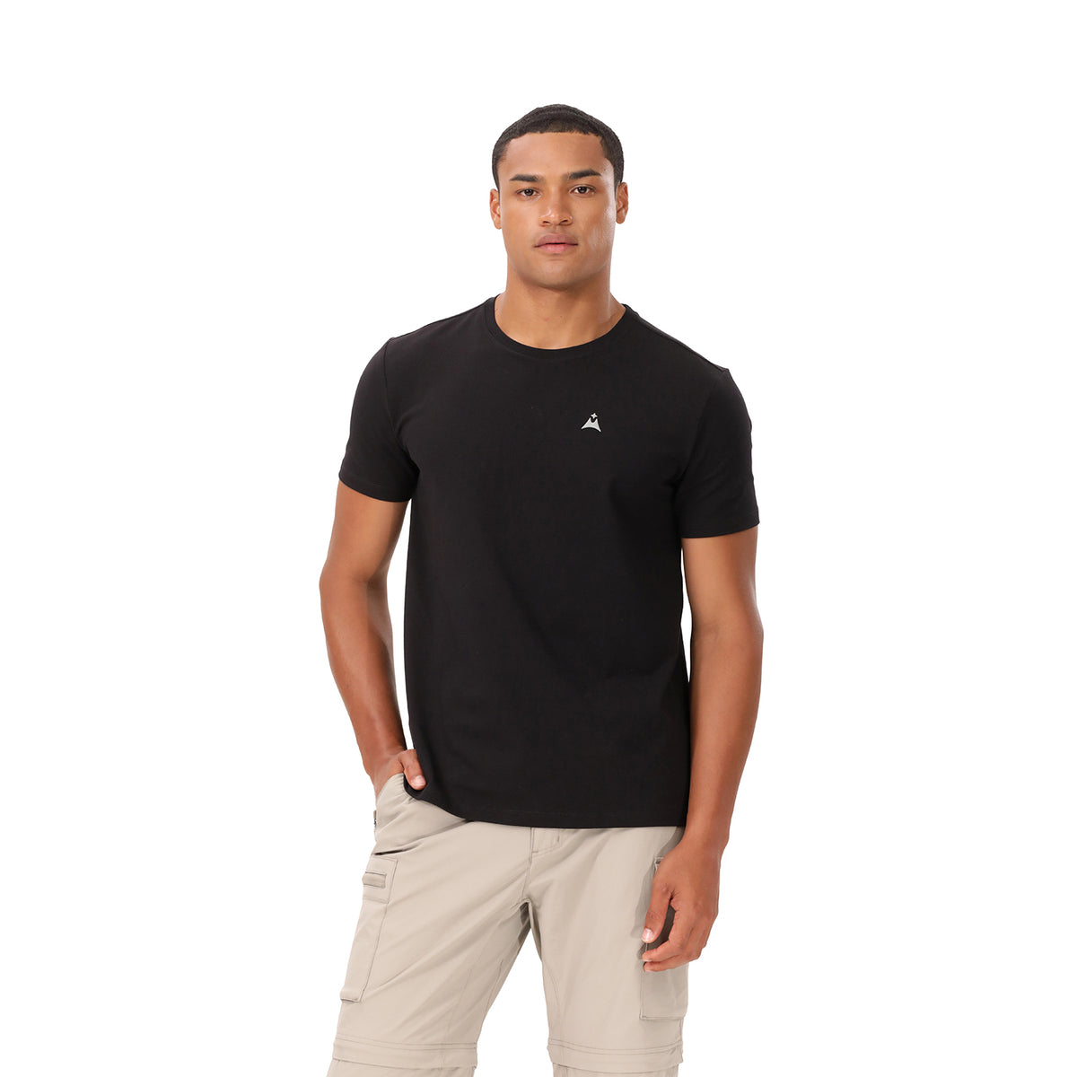 Camiseta Básica Hombre Mavecure Negra