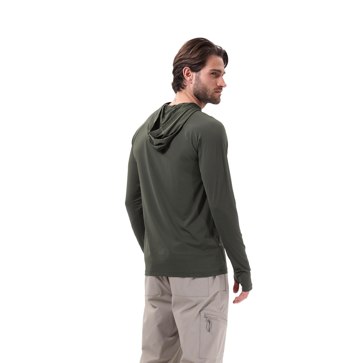 Camiseta Deportiva Manga Larga para Hombre Tolú Verde