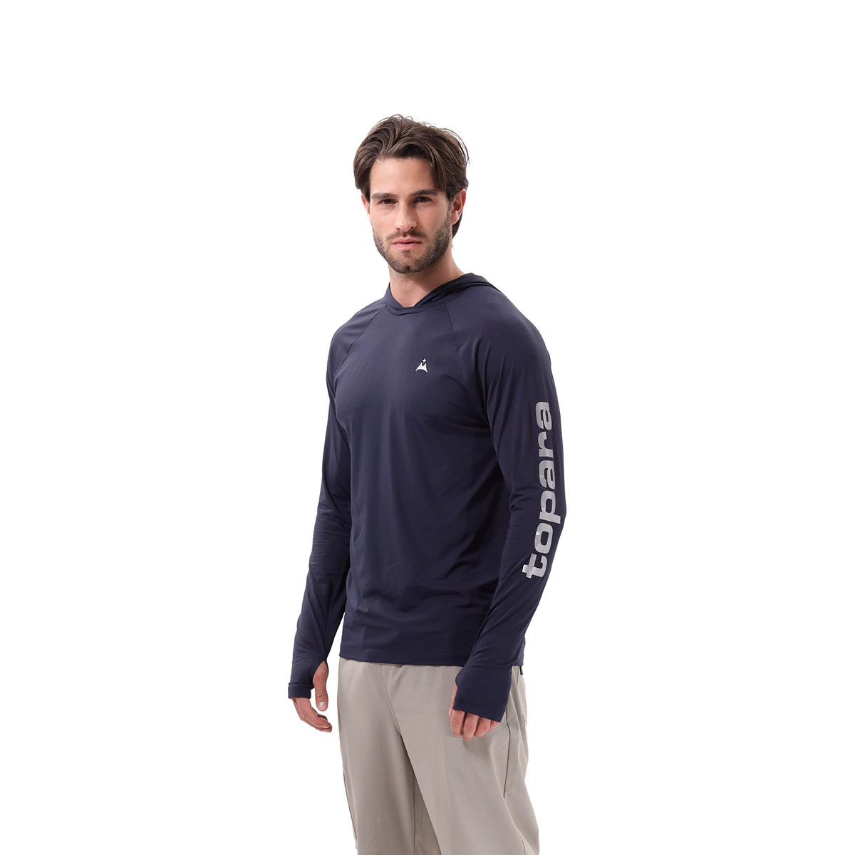 Camiseta Deportiva Manga Larga para Hombre Tolú Azul