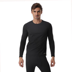 Camiseta Térmica Deportiva Manga Larga Hombre Lajas Negra
