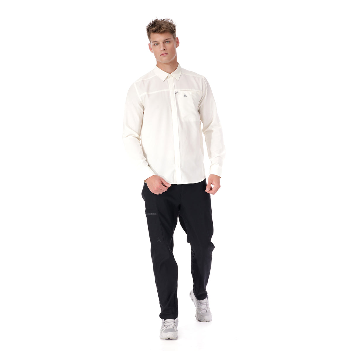 Camisa Para pesca Manga Larga Hombre Pantanal Blanca