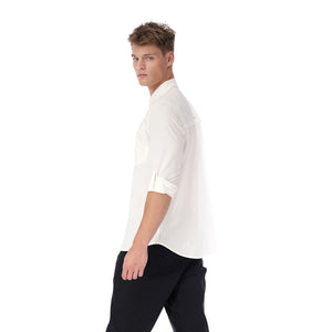 Camisa Para pesca Manga Larga Hombre Pantanal Blanca