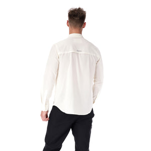 Camisa Para pesca Manga Larga Hombre Pantanal Blanca